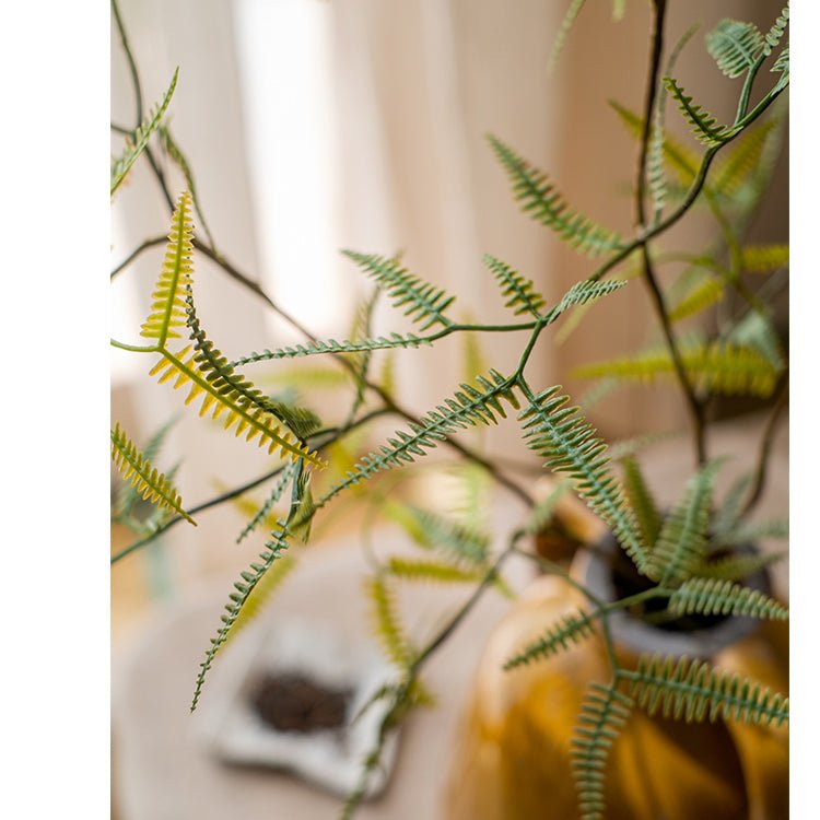 Artificial Faux Forked Fern Stem - RusticReach