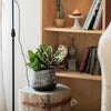 Geometry Line Ceramic Stoneware Flower Pot - RusticReach