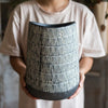 Geometry Line Ceramic Stoneware Flower Pot - RusticReach