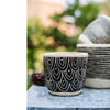 Geometric Art Concrete Flower Pot - RusticReach