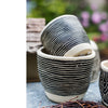 Geometric Art Concrete Flower Pot - RusticReach