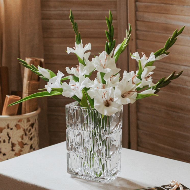 Faux Silk Artificial Gladiolus Flower Stem - RusticReach