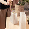 Gradient Color Art Glass Vase - RusticReach