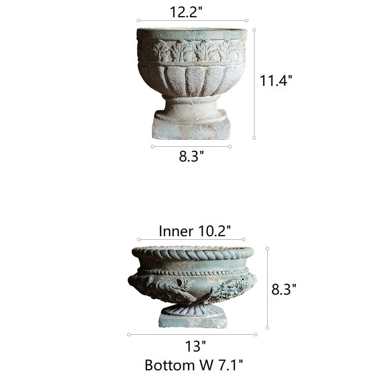 Greek Corinthian Style Flower Vase