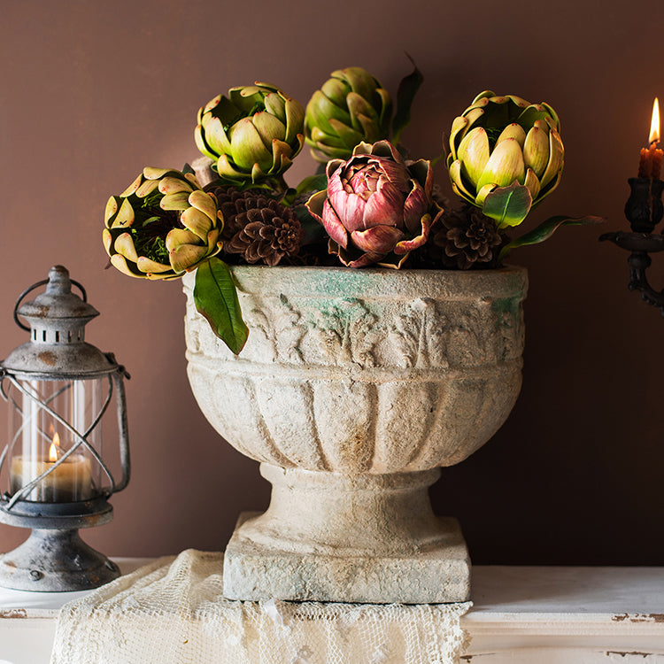 Greek Corinthian Style Flower Vase