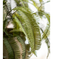 Artificial Green Fern Leaf Stem Plant 37" Tall