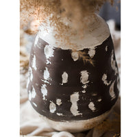 Handcrafted Ceramic Pottery Vase Brown