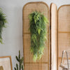 Faux Artificial Asparagus Setaceus Hanging Fern Plant - RusticReach