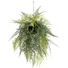Faux Artificial Asparagus Setaceus Hanging Fern Plant - RusticReach