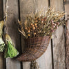 Horn Shape Willow Hanging Basket Planter - RusticReach