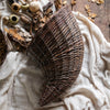 Horn Shape Willow Hanging Basket Planter - RusticReach