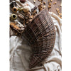 Horn Shape Willow Hanging Basket Planter - RusticReach