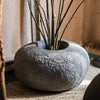 Japanese Zen Style Gray Stone Flowerpot - RusticReach