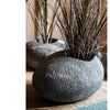 Japanese Zen Style Gray Stone Flowerpot - RusticReach