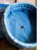 Pants for Plants Blue Jeans Cement Flower Pot - RusticReach