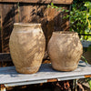Large Basket Cement Pot Backyard Planter - RusticReach