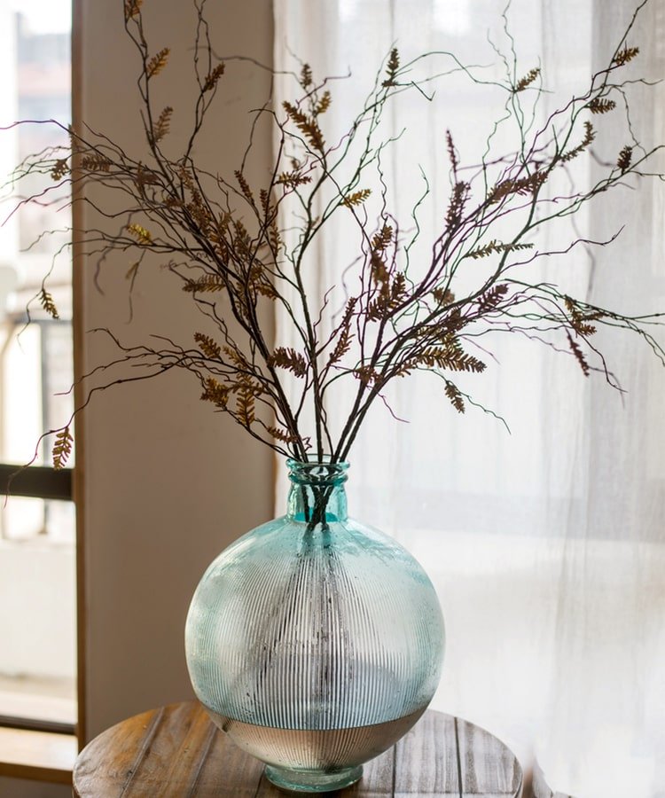 Artificial Dried Ling Yu Grass Stem 47" Tall Faux - RusticReach