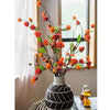 Artificial Makino Fruit Stem in Orange Red 39" Tall Silk Plant - RusticReach