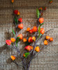 Artificial Makino Fruit Stem in Orange Red 39" Tall Silk Plant - RusticReach