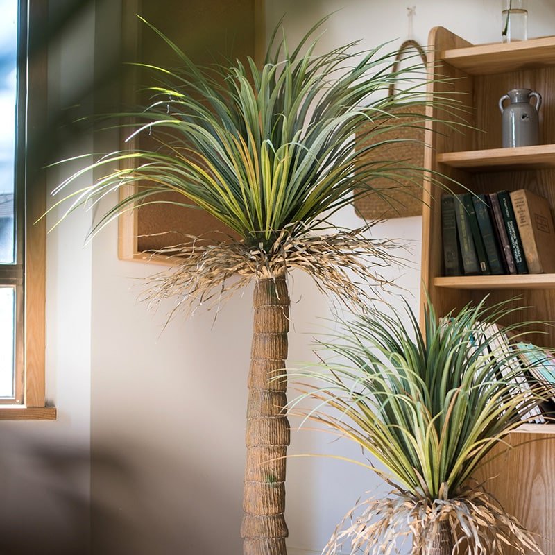 Moroccan Artificial Palm Tree In Pot - RusticReach
