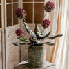 Artificial Tall Stem Flower Mulan Thistle 43" Tall - RusticReach