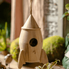 Natural Solid Wood Bird's Nest - RusticReach