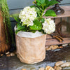 Paper Bag Style Concrete Garden Pot - RusticReach