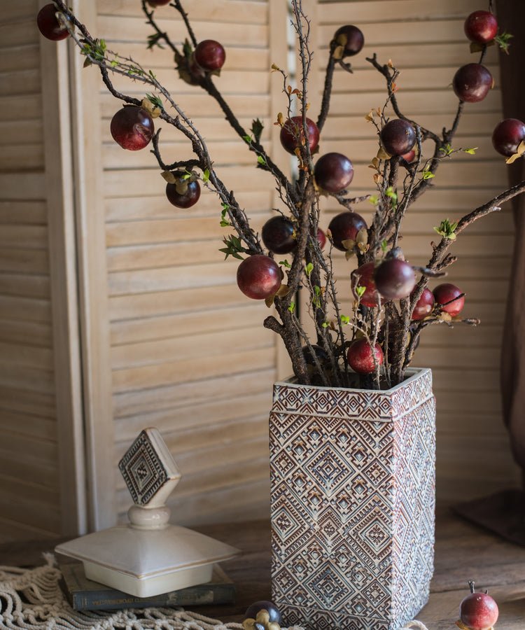Artificial Passion Fruit Stem 37" Tall Silk Plant - RusticReach