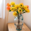 Faux Silk Artificial Pincushion Flower Stem 24" Tall - RusticReach