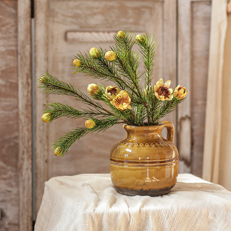 Pine popular needle vase