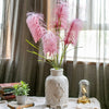 Faux Silk Artificial Pink Reed Grass Stem 45" Tall - RusticReach