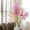 Faux Silk Artificial Pink Reed Grass Stem 45" Tall - RusticReach