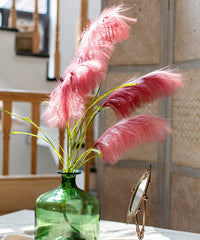 Artificial Pink Reed Grass Stem 45" Tall
