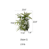 Artificial Faux Plant Metal Frame Wall Décor - RusticReach
