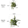 Artificial Faux Plant Metal Frame Wall Décor - RusticReach
