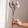 Artificial Poppy Fruit Bunch 10.6" Tall Silk Plant - RusticReach