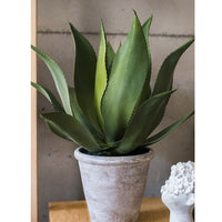 Artificial Large Potted Agave Plant 22.8"
