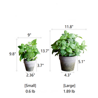 Artificial Potted Plant Mint Plant
