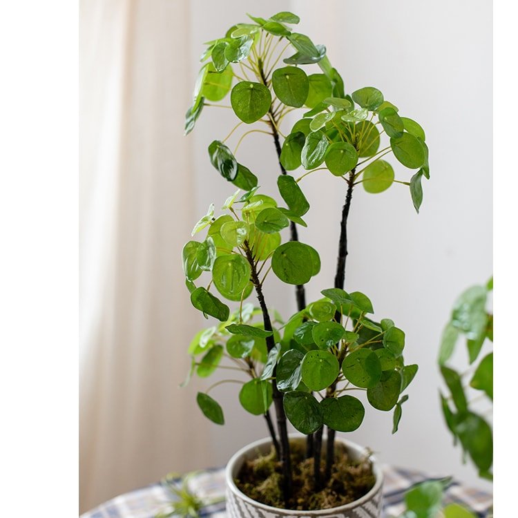 Artificial Potted Pilea Plant 26" Tall - RusticReach