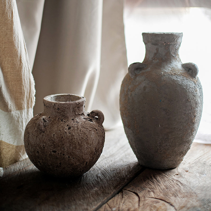 Pottery Stoneware Vase Zen Style Pottery for Dried Flowers
