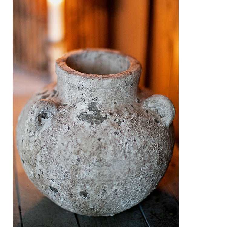 Pottery Stoneware Vase Zen Style Pottery for Dried Flowers - RusticReach