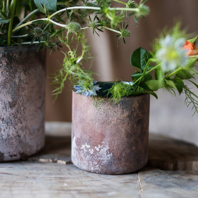 Rust Style Art Glass Vase - RusticReach