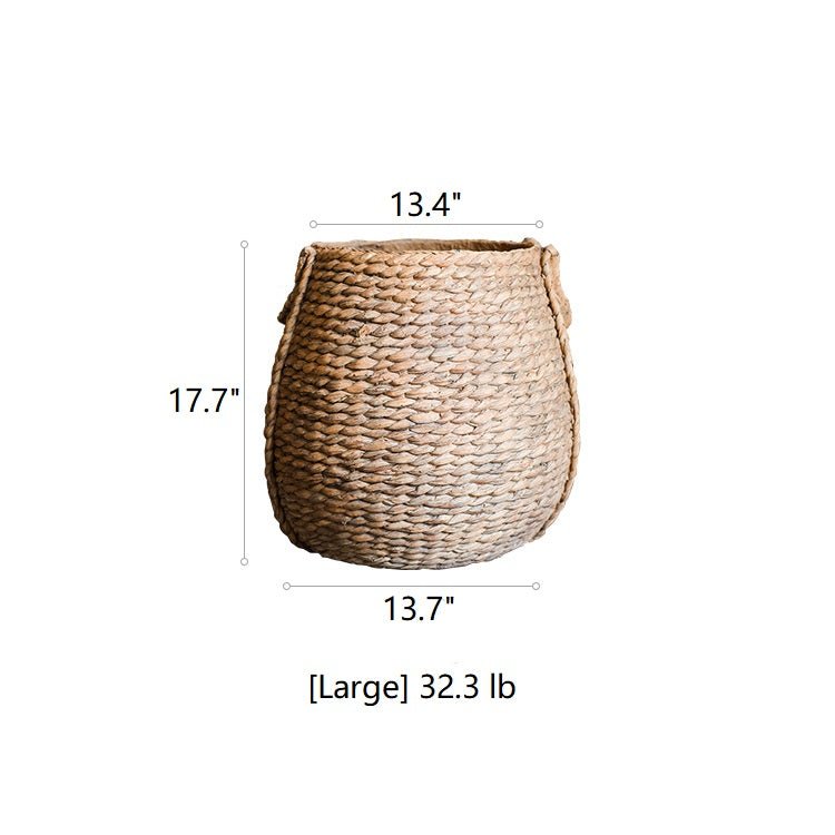 Large Rope Basket Cement Planter - RusticReach