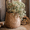 Large Rope Basket Cement Planter - RusticReach