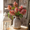 Red Flame Protea Artificial Flower Stem 31" Tall - RusticReach