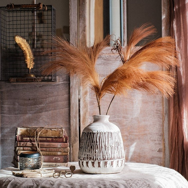 Faux Plant Reed Grass Stem In Various Colors 30" Tall - RusticReach