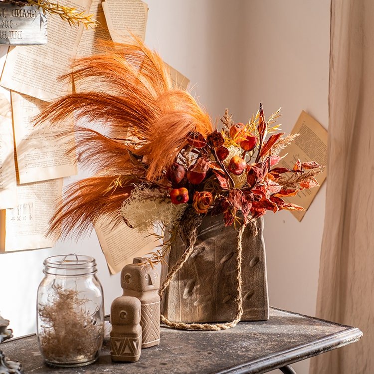 Faux Plant Reed Grass Stem In Various Colors 30" Tall - RusticReach