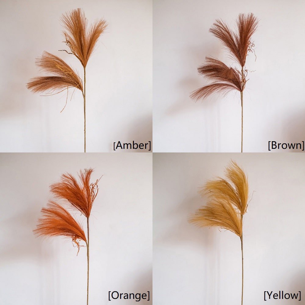 Faux Plant Reed Grass Stem In Various Colors 30" Tall - RusticReach