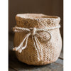 Ribbon Bag Style Concrete Garden Pot - RusticReach
