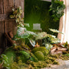 Faux Artificial Rooted Bunch Alocasia 19" Tall - RusticReach